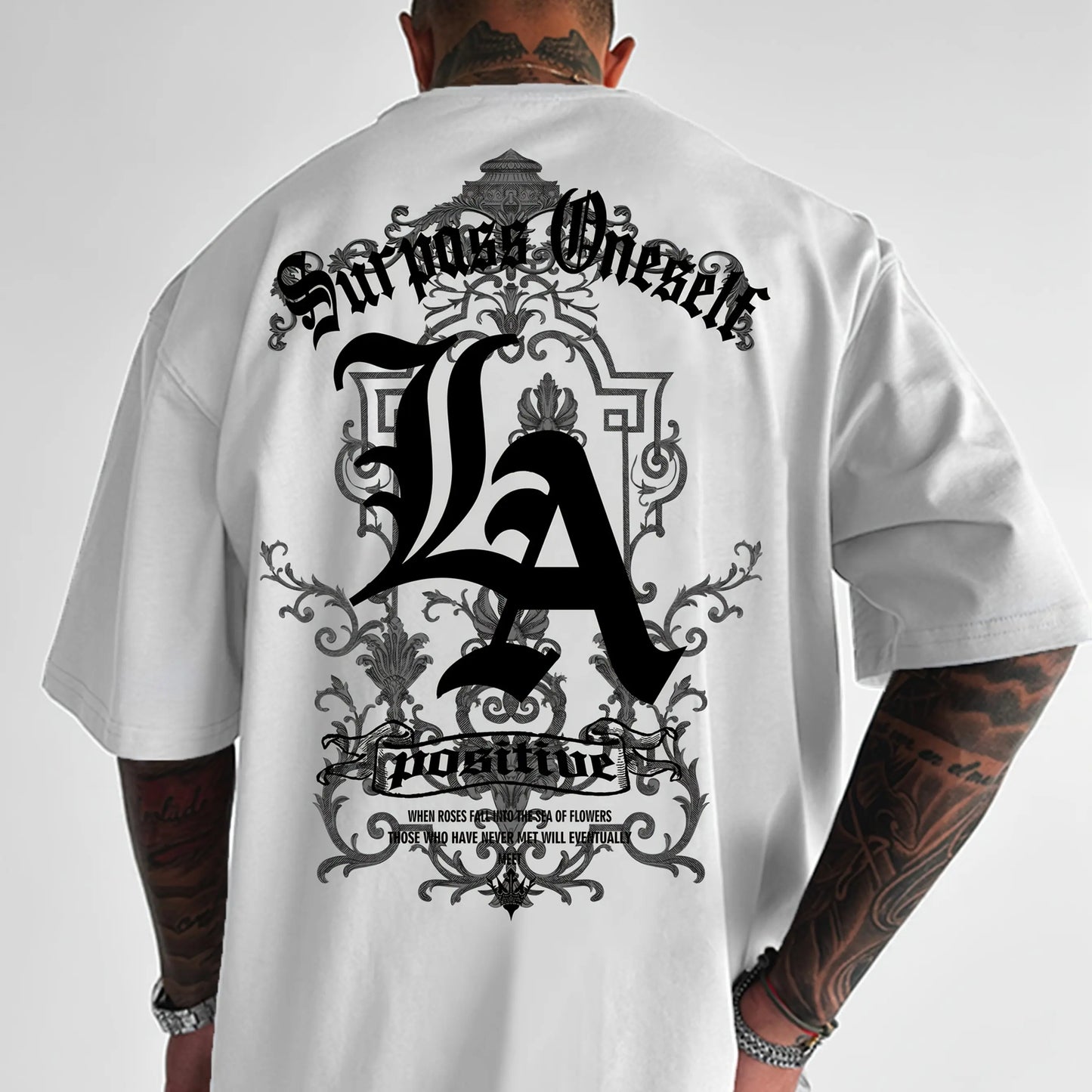 Loose Fit T-Shirt with LA Print