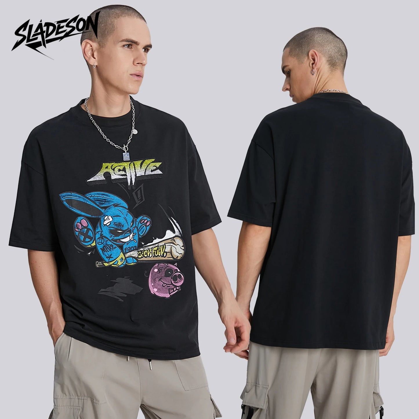 Hip Hop Print Summer Tee