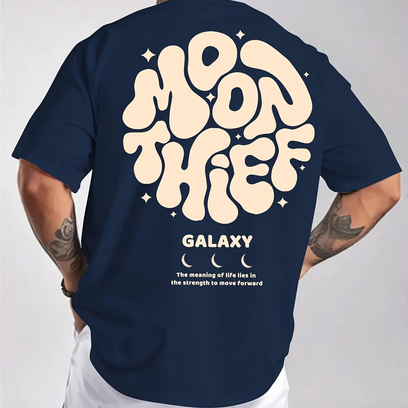 Galaxy Letter Pattern T-shirt