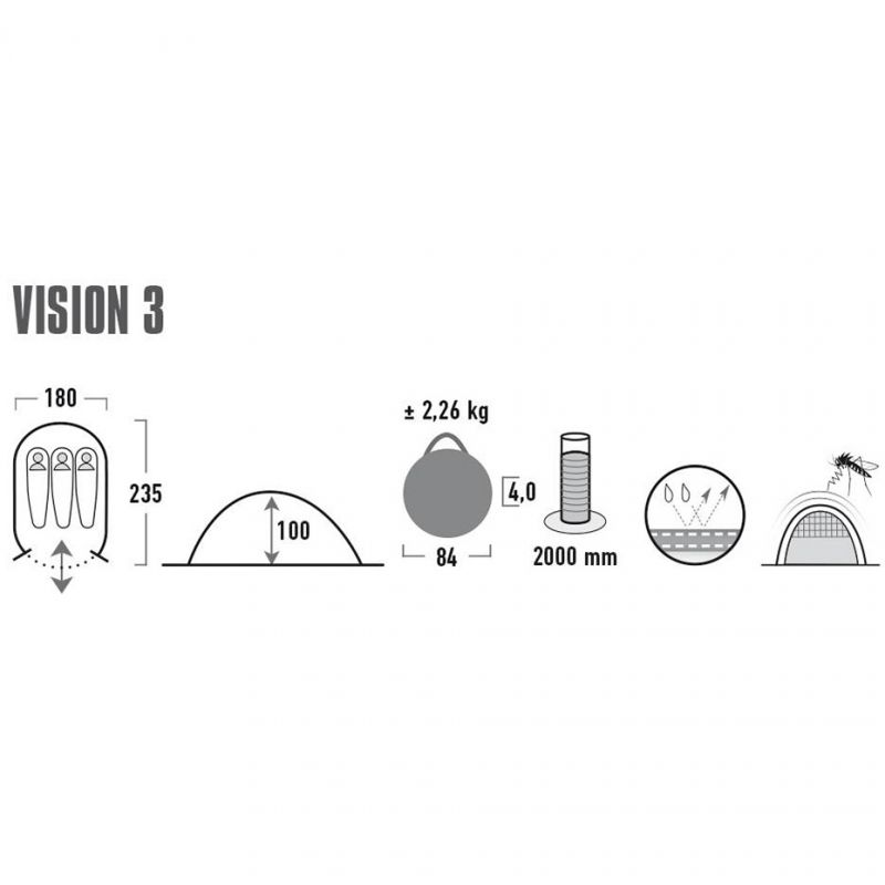 Tent High Peak Vision 3