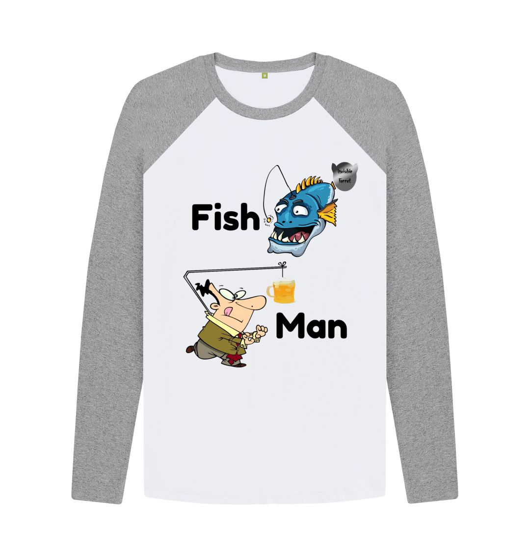 Athletic Grey-White Angler Fish