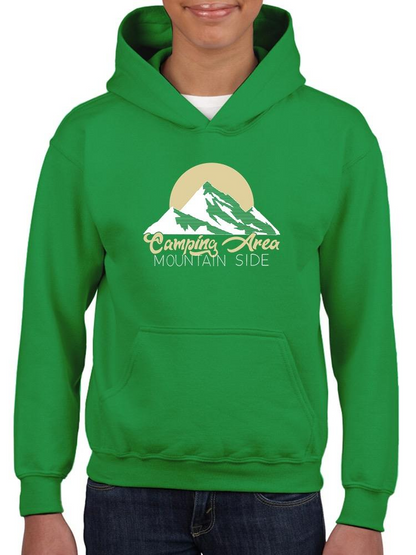 Camping Mountain Side Hoodie
