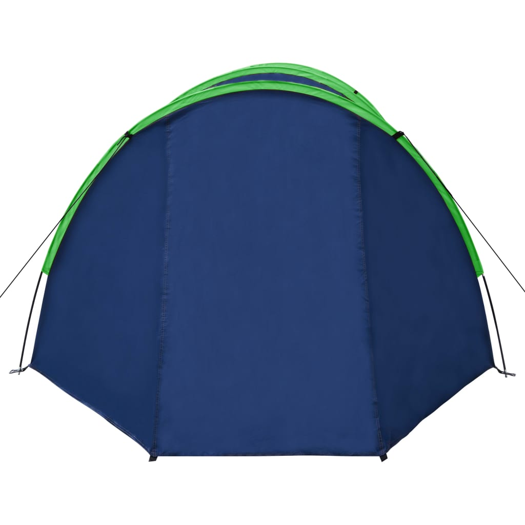 vidaXL Camping Tent 4 Persons Navy Blue/Green