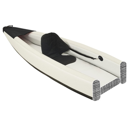 Inflatable Kayak Black 424x81x31 cm