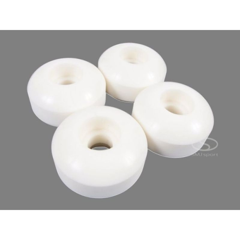 Skateboard Wheels White SMJ SPORT 4pcs.