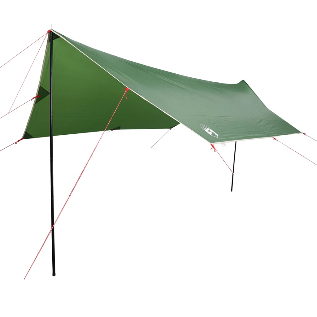 vidaXL Camping Tarp Green 460x305x210 cm Waterproof