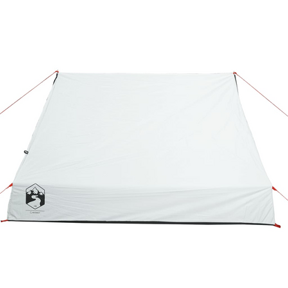 vidaXL Camping Tent A-Frame 2-Person White Blackout Fabric Waterproof