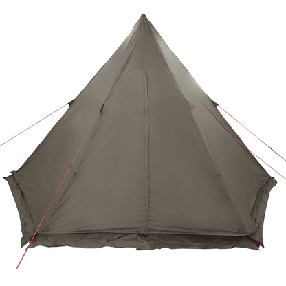 vidaXL Family Tent Tipi 6-Person Brown Waterproof