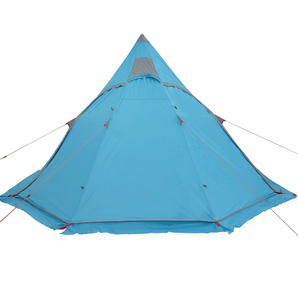 vidaXL Camping Tent Tipi 5-Person Blue Waterproof