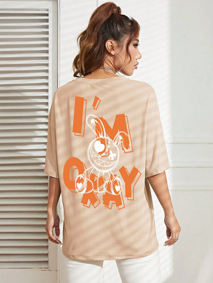 Rabbit Graphic T-Shirt for Women