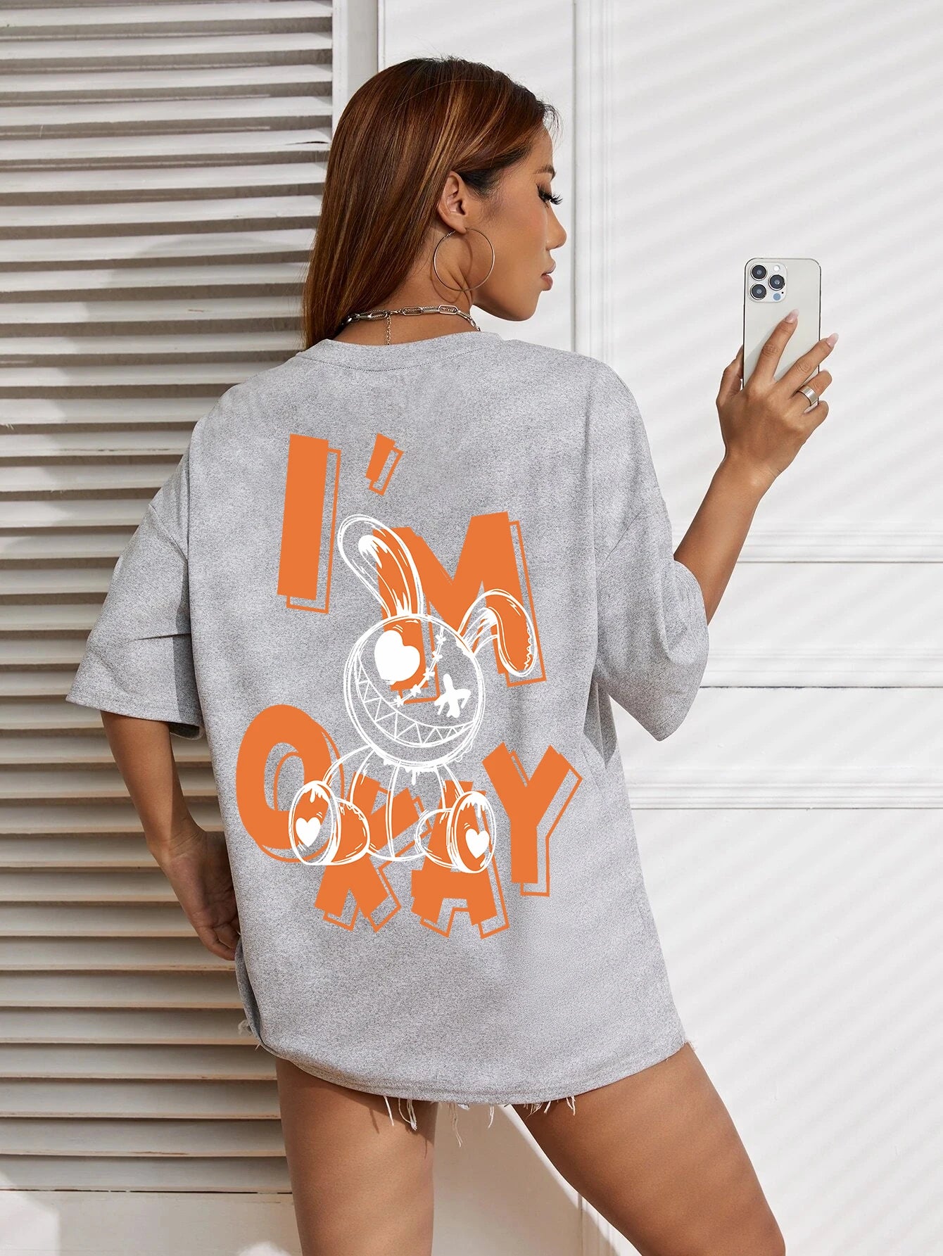 Rabbit Graphic T-Shirt for Women