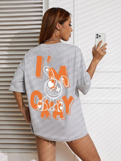 Rabbit Graphic T-Shirt for Women