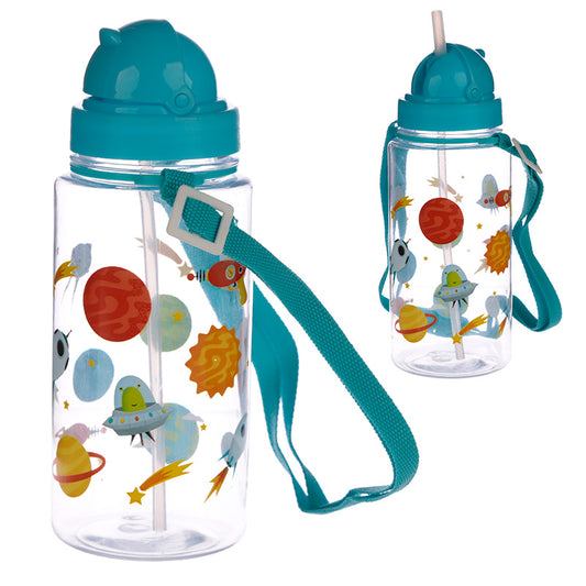 Fun Space Design 450ml Childrens Water Bottle