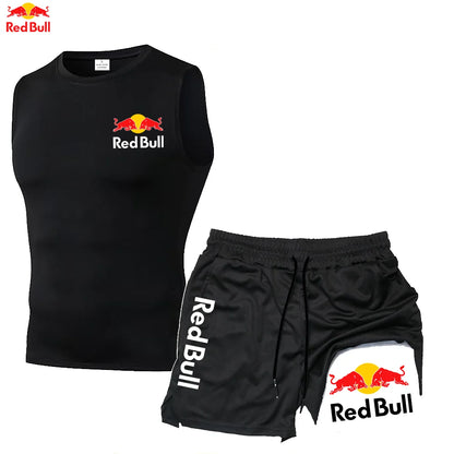 Red Bull Compression Tank Tops