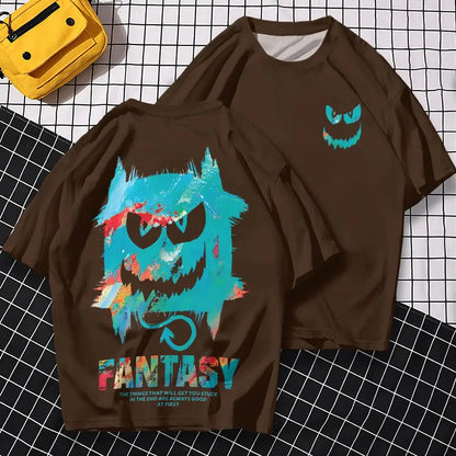 Men’s 3D Print Oversized T-Shirt