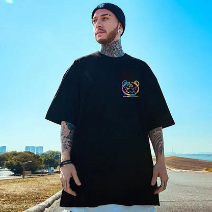 Men’s 3D Print Oversized T-Shirt