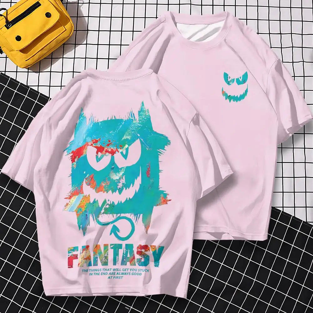 Men’s 3D Print Oversized T-Shirt