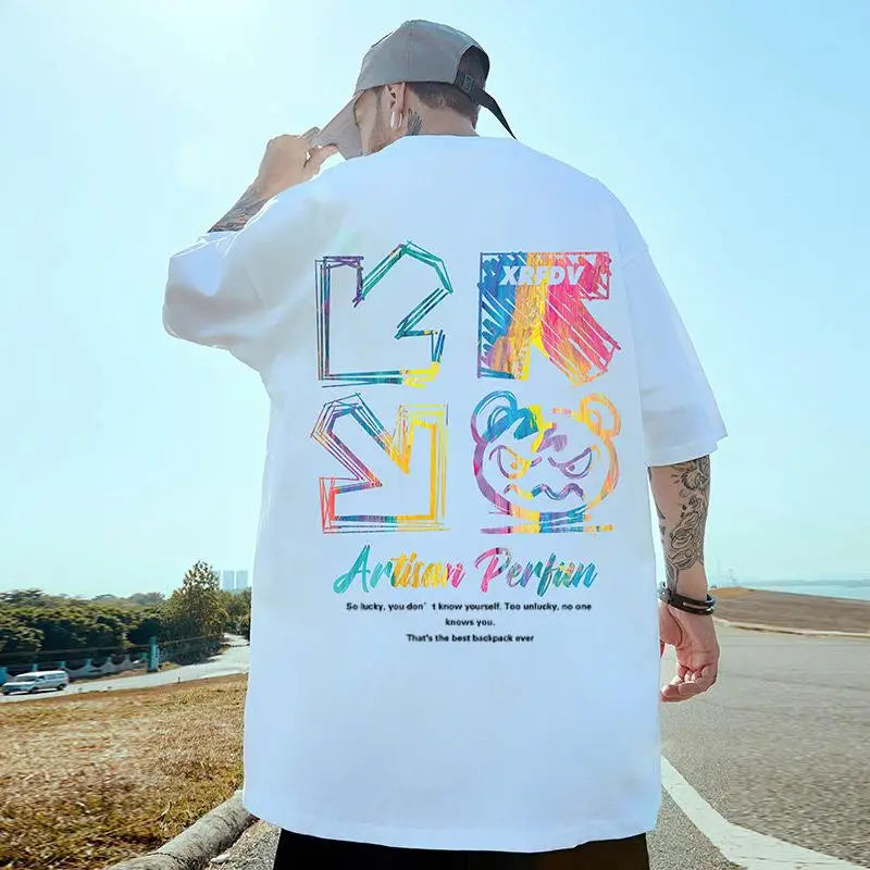 Men’s 3D Print Oversized T-Shirt