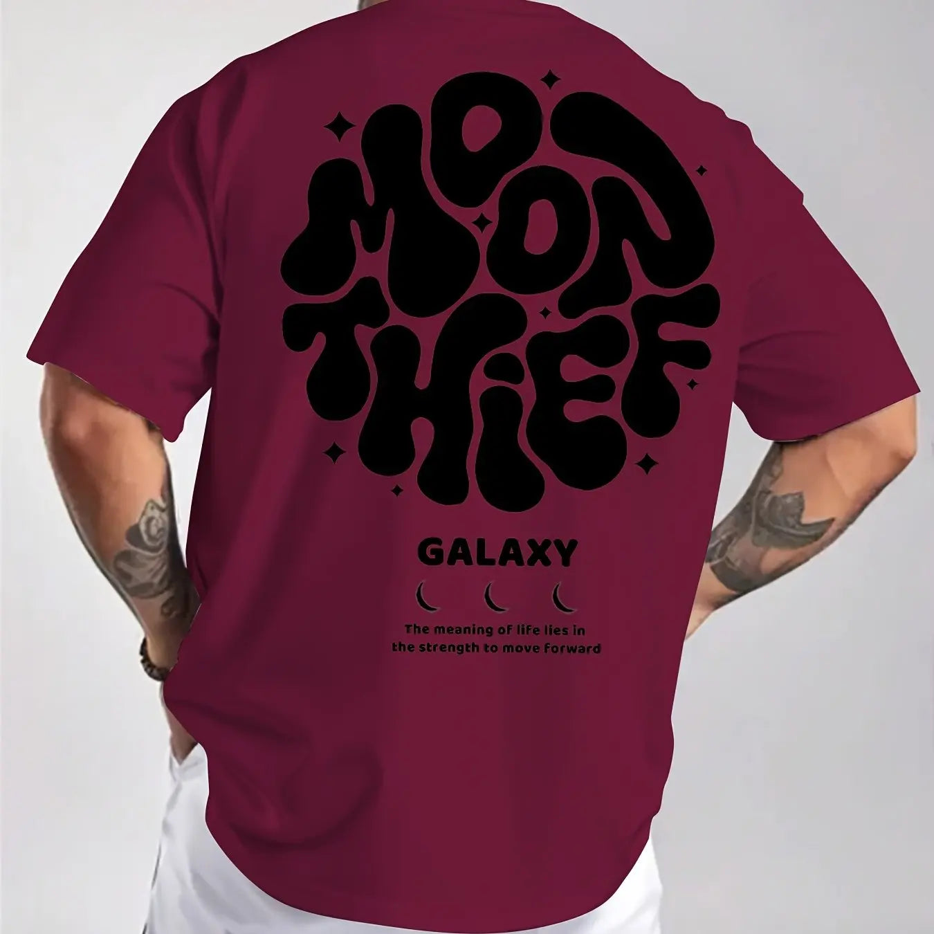 Galaxy Letter Pattern T-shirt