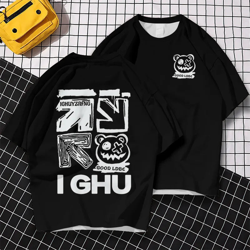 Men’s 3D Print Oversized T-Shirt