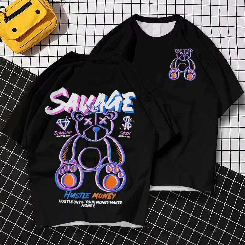 Men’s 3D Print Oversized T-Shirt