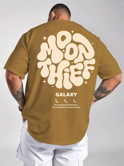 Galaxy Letter Pattern T-shirt