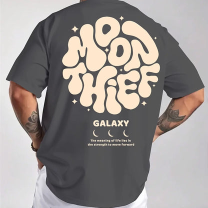 Galaxy Letter Pattern T-shirt