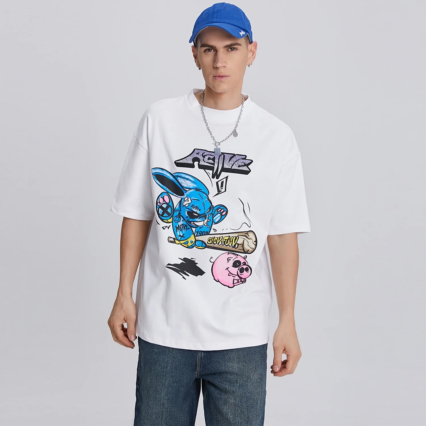 Hip Hop Print Summer Tee