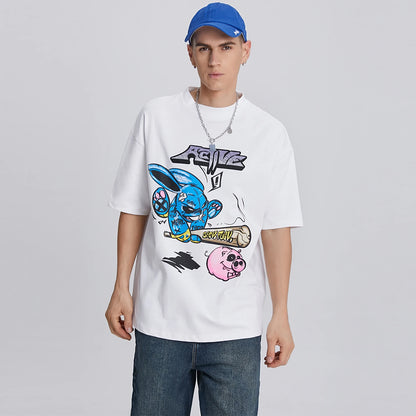 Hip Hop Print Summer Tee