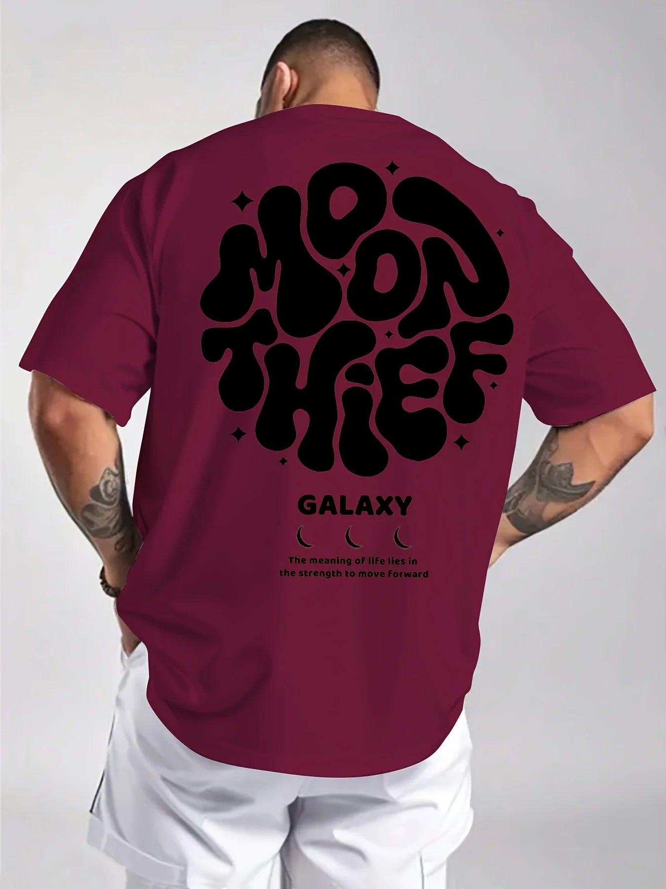 Galaxy Letter Pattern T-shirt