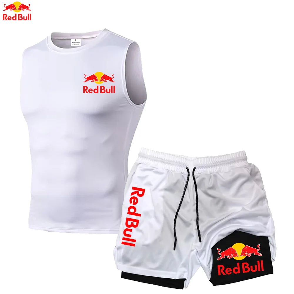 Red Bull Compression Tank Tops