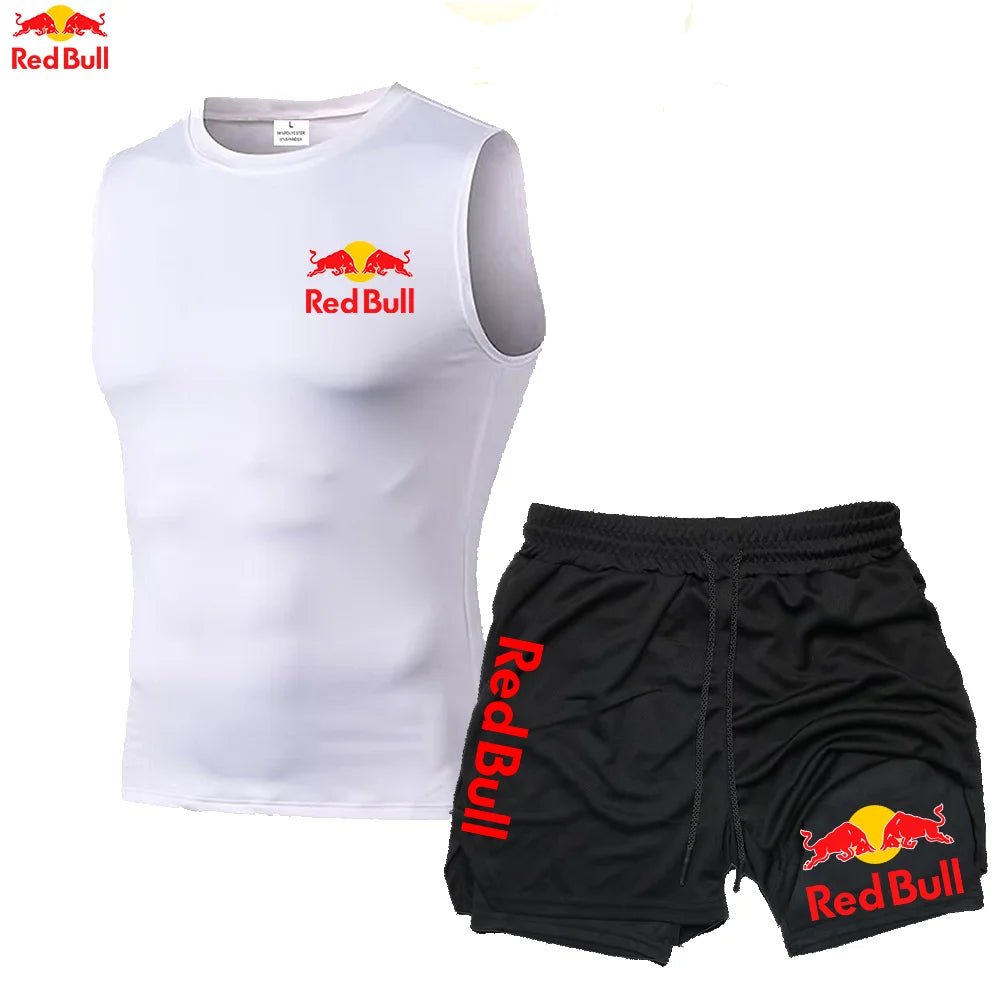 Red Bull Compression Tank Tops