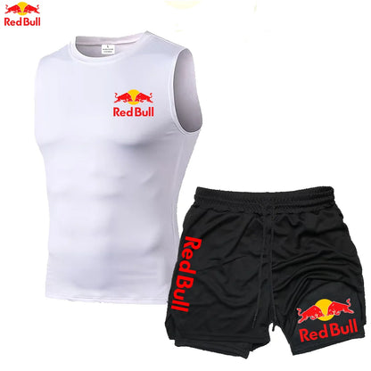 Red Bull Compression Tank Tops