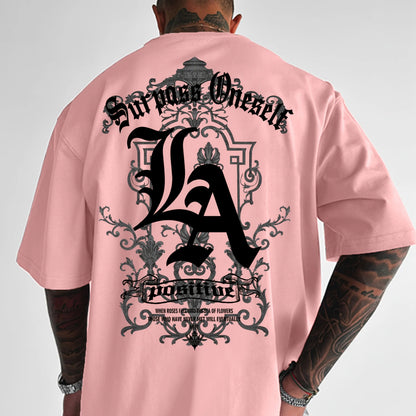 Loose Fit T-Shirt with LA Print