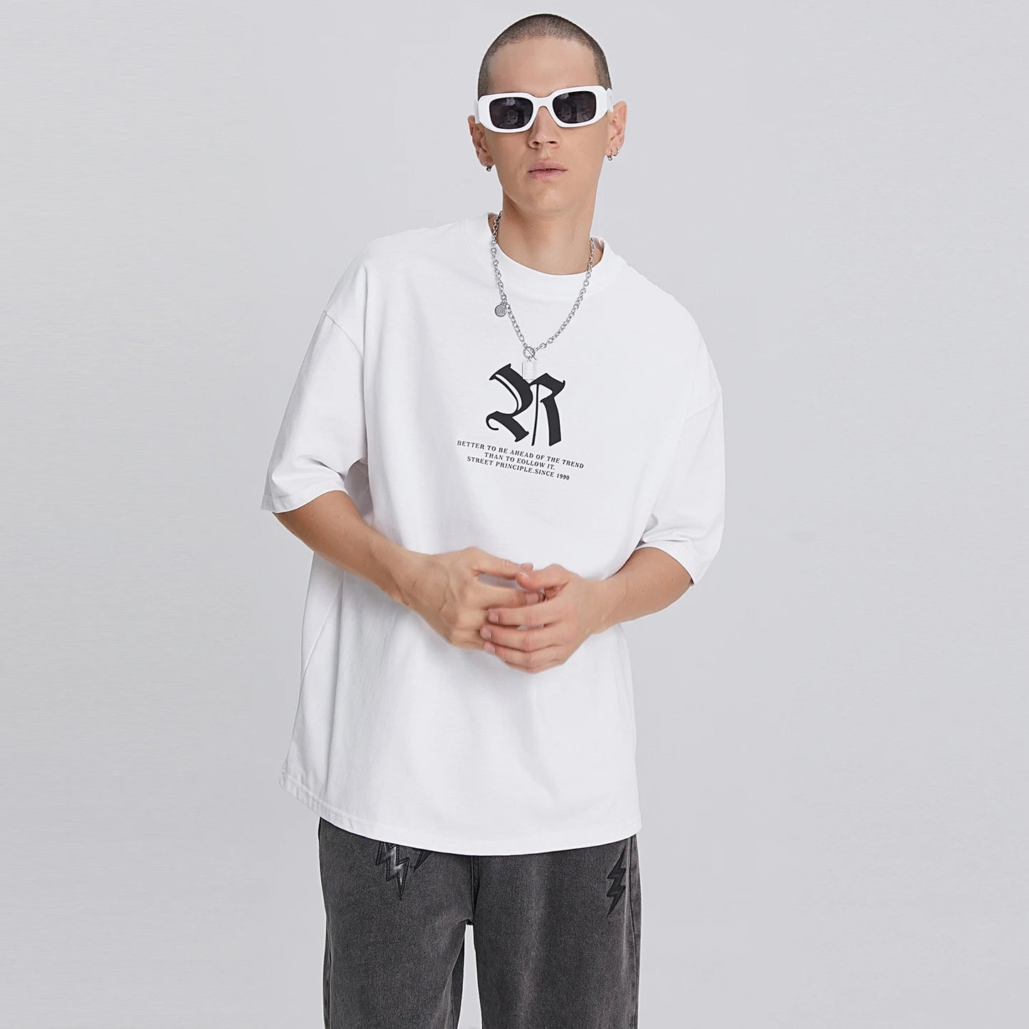 Sladeson T-Shirts with Golden Eagle Printed