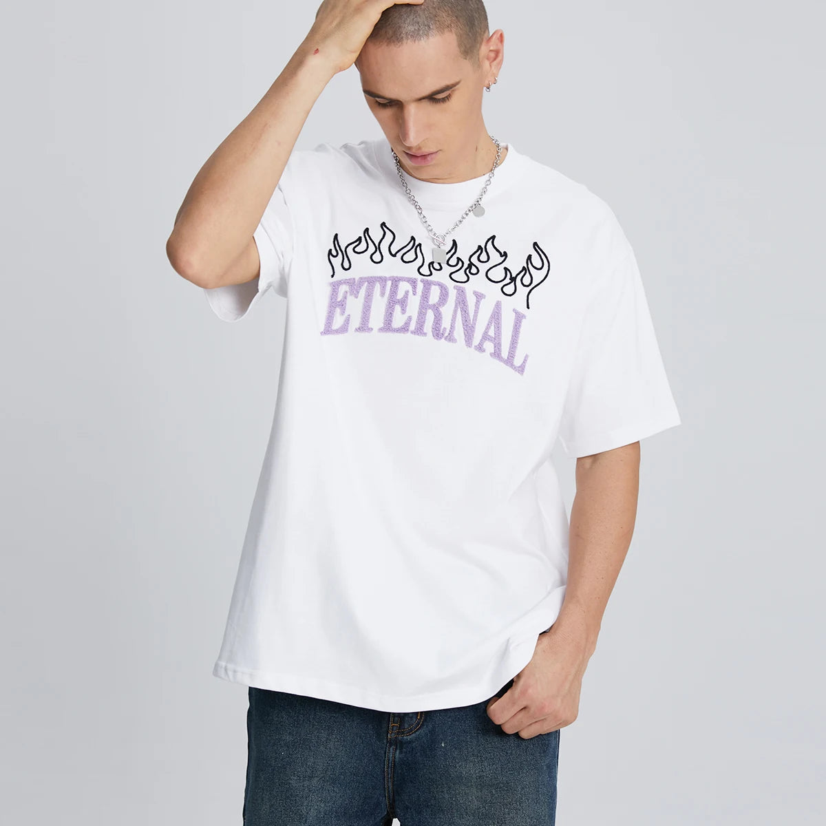 Terry Embroidered T-Shirt