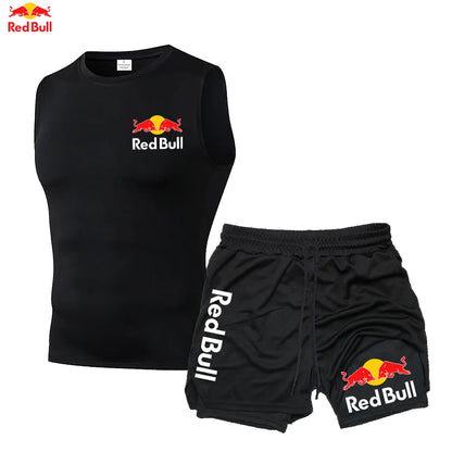 Red Bull Compression Tank Tops
