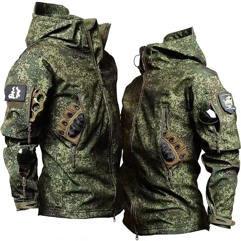 Tactical Waterproof Men’s Camo Winter Combat Suit