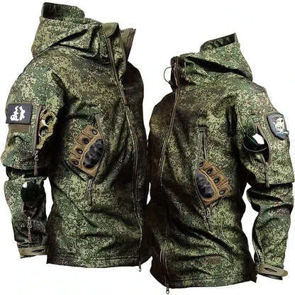 Tactical Waterproof Men’s Camo Winter Combat Suit