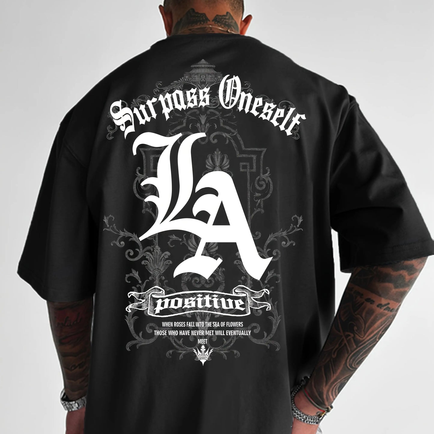 Loose Fit T-Shirt with LA Print