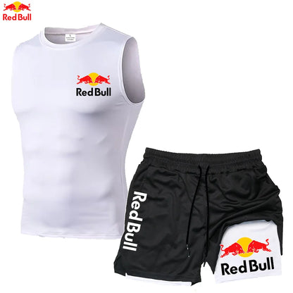 Red Bull Compression Tank Tops