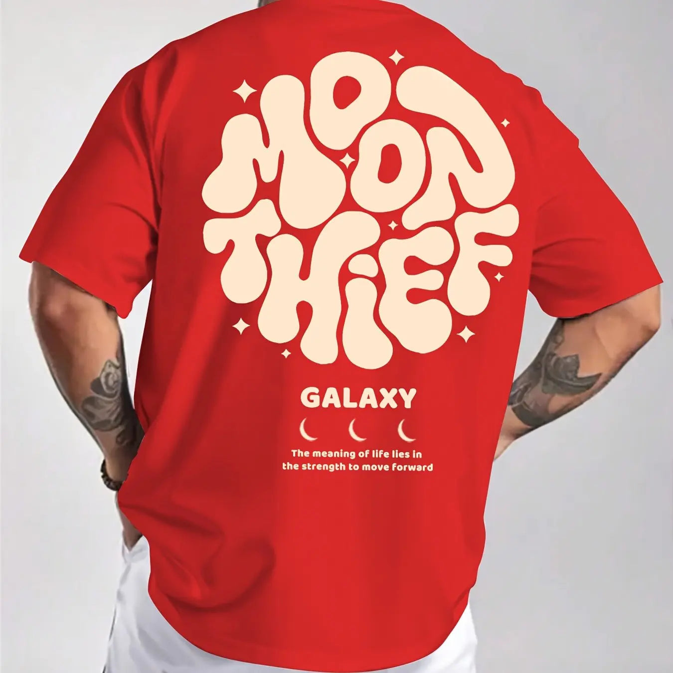 Galaxy Letter Pattern T-shirt