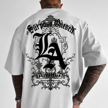 Loose Fit T-Shirt with LA Print
