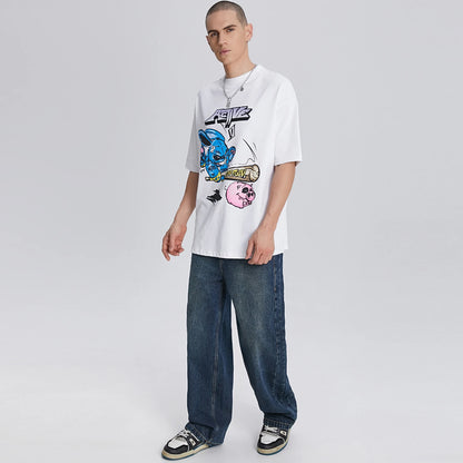 Hip Hop Print Summer Tee