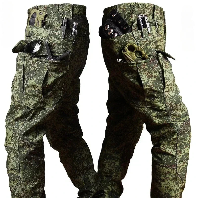 Tactical Waterproof Men’s Camo Winter Combat Suit