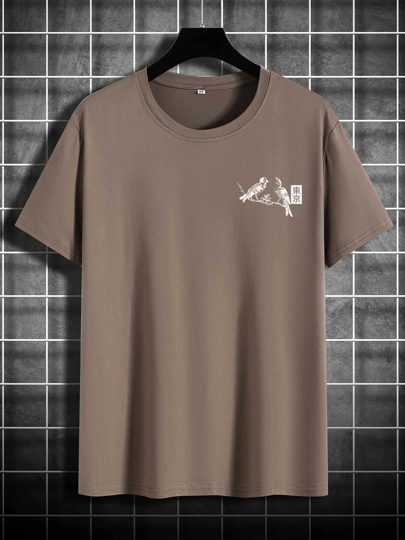 Tokyo Flower & Bird Print T-Shirt