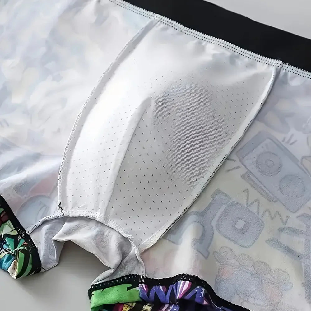 Men’s Graffiti Print Boxer Shorts
