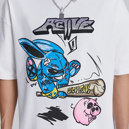 Hip Hop Print Summer Tee