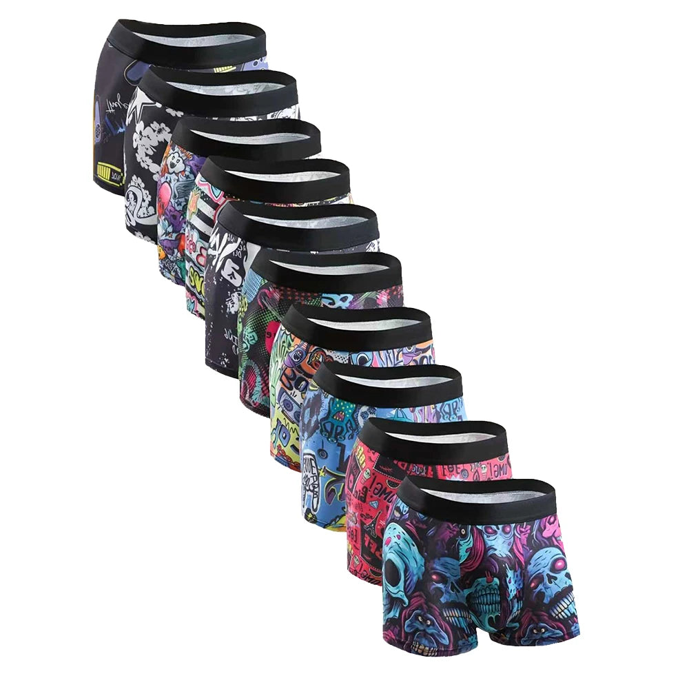 Men’s Graffiti Print Boxer Shorts