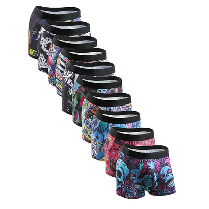 Men’s Graffiti Print Boxer Shorts